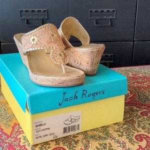 Jack Rogers cork wedges